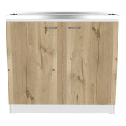 Utility Sink Vernal, Kitchen, White / Light Oak