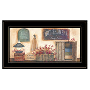'Bath House' Collection By Pam Britton, Ready to Hang Framed Print, Black Frame