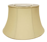 Slant Shallow Drum Softback Lampshade with Washer Fitter, Tan