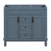 36'' Bathroom Vanity without Top Sink, Cabinet only, Modern Bathroom Storage Cabinet with 2 Soft Closing Doors and 2 Drawers