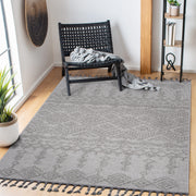 LOOM & LUXE Collection 5X7 White/White /Traditional Indoor/Outdoor Area Rug
