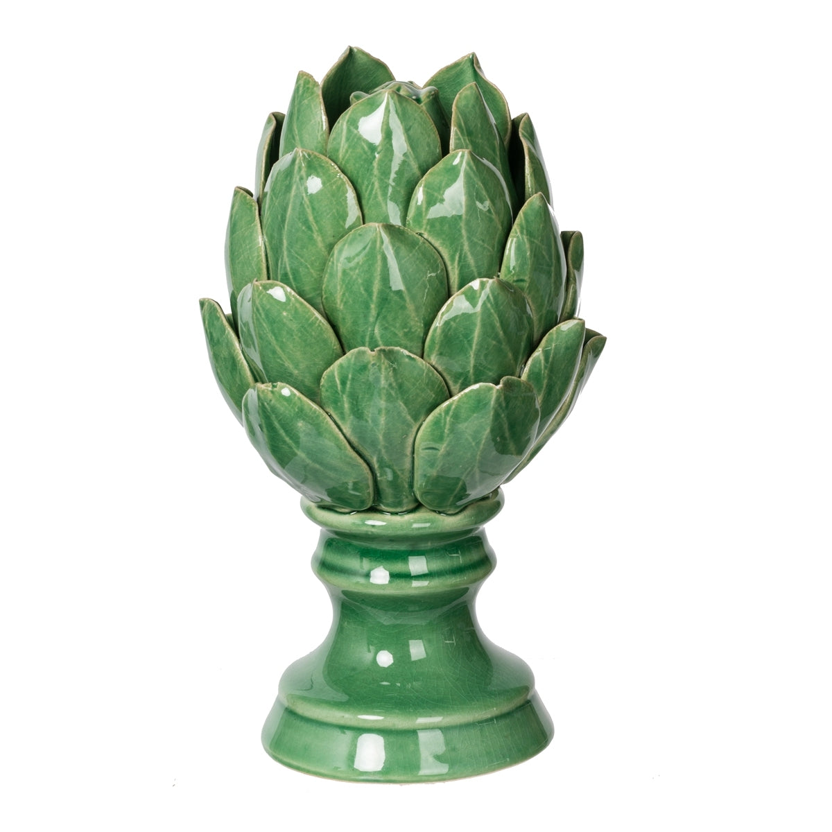 4x4x7.5' Helsa Blooming Artichoke Accent, Small-Green