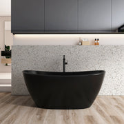 61 inch freestanding solid surface soaking bathtub for bathroom