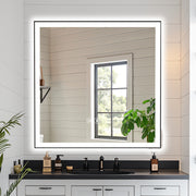 36x36 Inch Frameless LED Bathroom Mirror,Smart Mirror