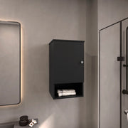 Bathbi 28' tall Medicine Cabinet with Two interior Shelves and One open Shelf