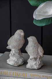 Set of 2 Skye Watchful Birds, 5x3x6.5'