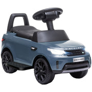Qaba Land Rover Licensed 6V Ride on Push Car, 2 in 1 Sliding Car, Battery Powered Electric Car for Kids with Headlights Music Horn for 18-60 Months, Light Blue