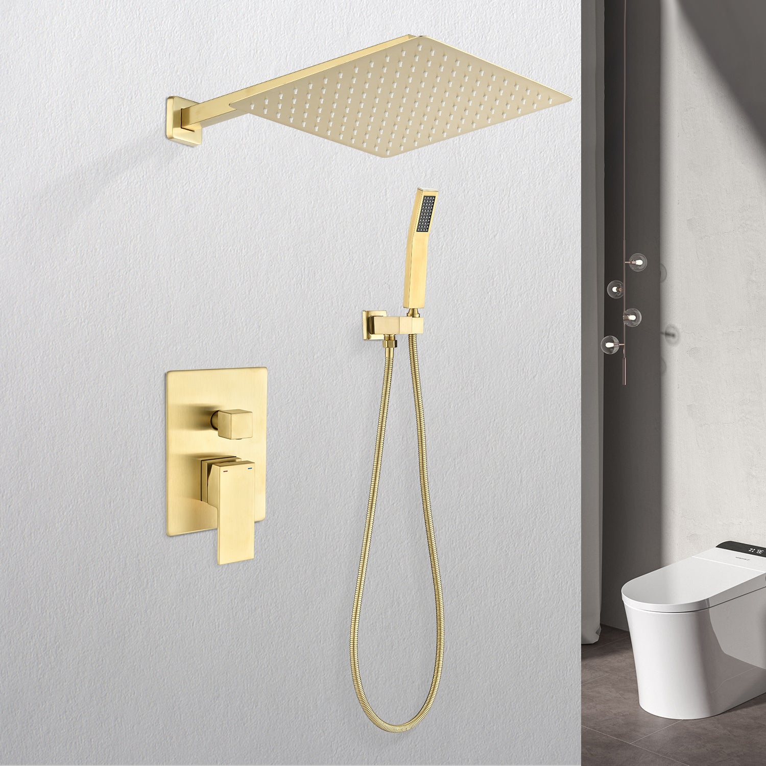 12' Rain Shower Head Systems Wall Mounted Shower
