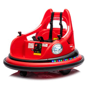 12V ride on bumper car for kids,electric car for kids,1.5-5 Years Old,W/Remote Control, LED Lights, Bluetooth & 360 Degree Spin, Vehicle body with anti-collision padding
Five-point Safety Belt,2wd