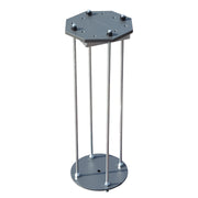 Patio Umbrella Base in Ground, Heavy-Duty Steel Construction for Stability, Supports up to 700LBS, 7.8' x 7.8' x 22'