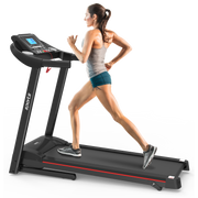 Fitshow App Home Foldable Treadmill with Incline, Folding Treadmill for Home Workout, Electric Walking Running Treadmill Machine 5' LCD Screen 250 LB Capacity Bluetooth Music
