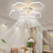 30Inches Ceiling Fan with Lights Remote Control Dimmable LED, 6 Gear Wind Speed Fan Light