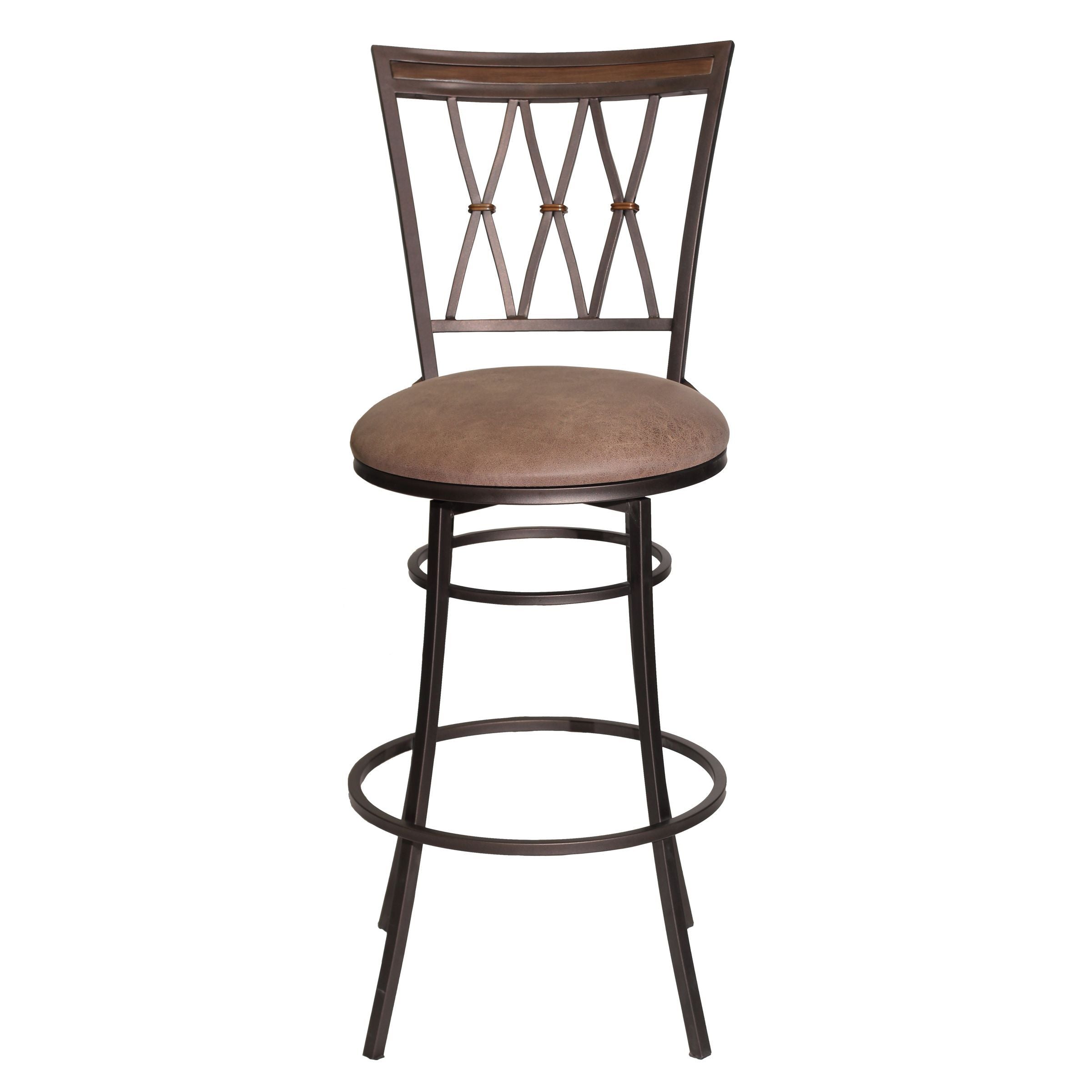 Sedona - Swivel Barstool - Dark Brown