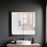 Patience Medicine Cabinet, two swing doors, three spacious shelves, modern and minimalist design, White