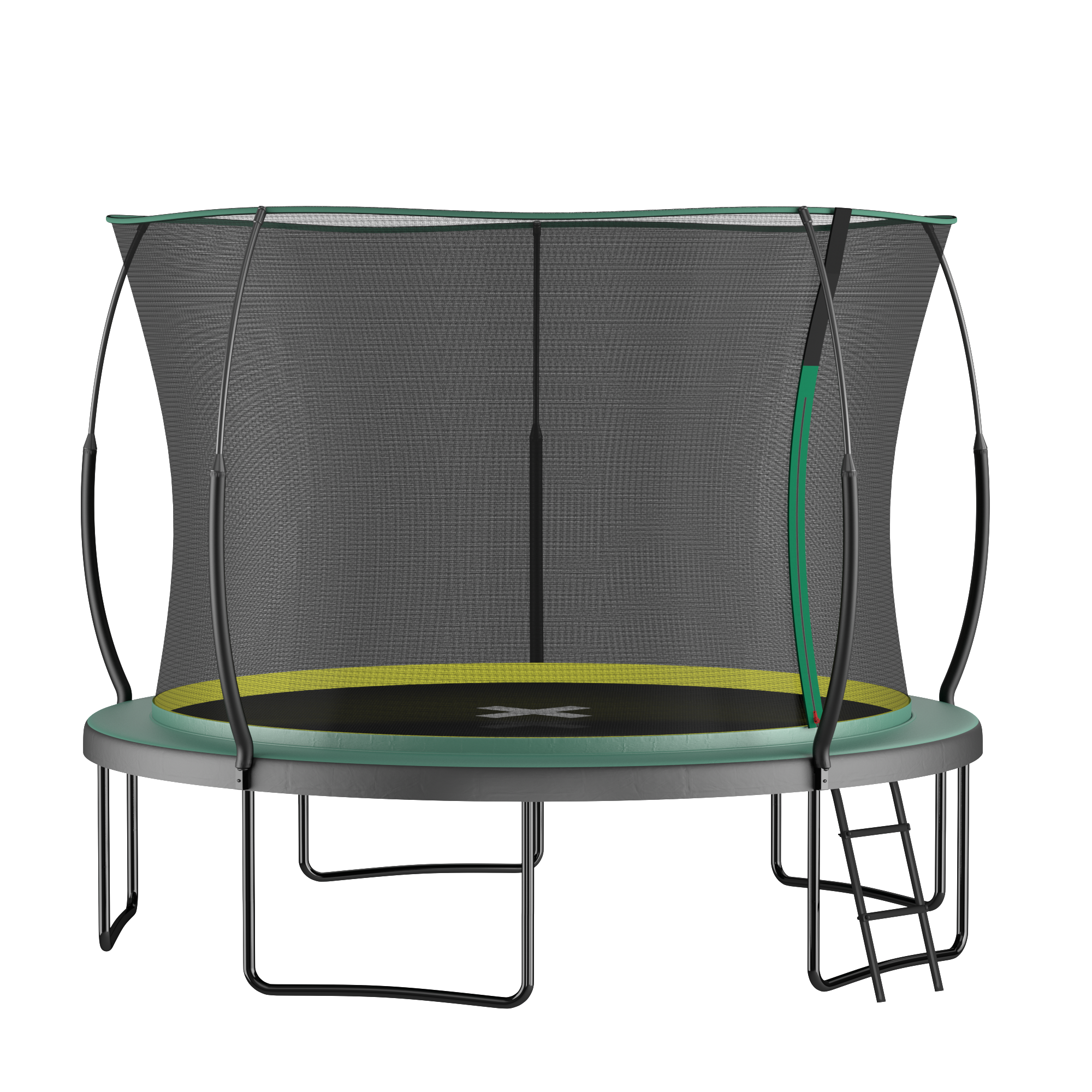 YC 12FT Springfree no Gap Trampoline- Green