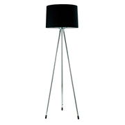 59' Tall Metal Floor Lamp with Black finish, Contemporary Design