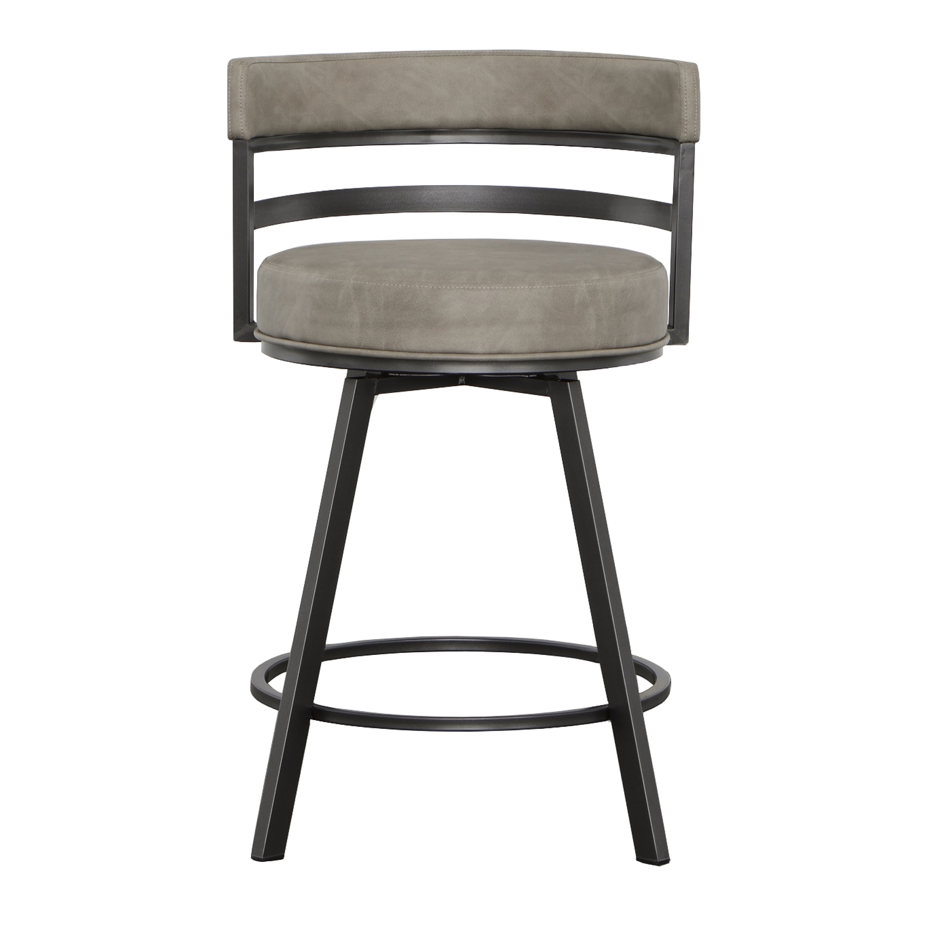 Gene - Swivel Counter Stool - Dark Gray