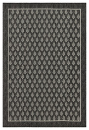 Sunshine GC_HAR2008 Anthracite 5 ft. 3 in. x 7 ft. 3 in. Indoor/Outdoor Area Rug
