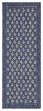 Sunshine GC_HAR2007 Blue 2 ft. 7 in. x 7 ft. 3 in. Indoor/Outdoor Area Rug