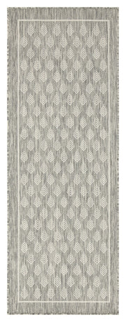 Sunshine GC_HAR2009 Silver 2 ft. 7 in. x 7 ft. 3 in. Indoor/Outdoor Area Rug