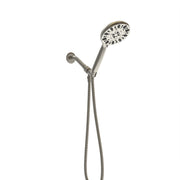 Multi Function Adjustable Hand Shower - 7-Function Hand Shower, Brushed Nickel, Plastic, Wall Mounted