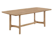 Modern 1pc Rectangular Table Light Brown Beige Finish Softly Rounded Corners Wooden Dining Room Furniture