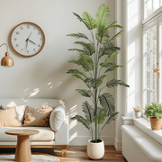 86' Artificial Palm Tree with Black Plastic Pot