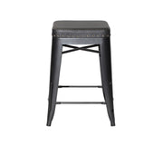 Hank - Counter Stool (Set of 2) - Dark Gray