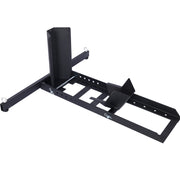 Heavy Duty Adjustable Motorcycle Stand/Wheel Chock 1800 Lb Capacity Black Steel