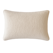 Homey COZY Textured Throw Pillow – Soft Ivory for Clean, Minimal Interiors