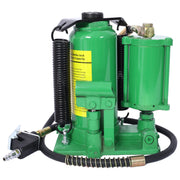 Air Hydraulic Bottle Jack, 12 Ton/24000 LBS All Welded Bottle Jack, 9.8-19.3 inch Lifting Range, Manual Handle and Air Pump, for Car, Pickup, Truck, RV, Auto Repair, Industrial Engineering ,Green