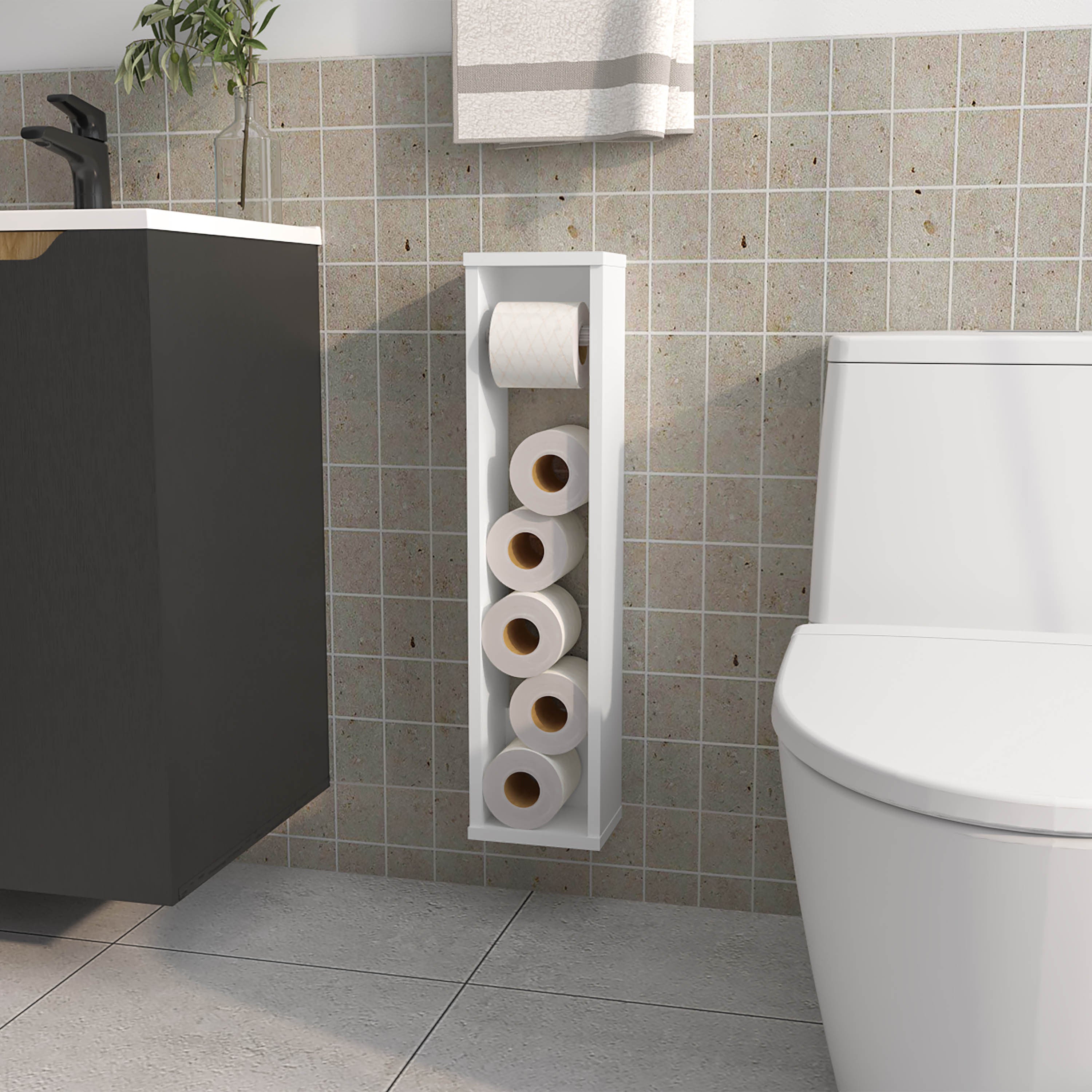 Supai Toilet Paper Holder in Melamine, White