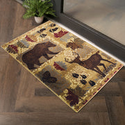 Nature's Nest GC_CBL3002 Multi 2 ft. x 3 ft. Lodge Area Rug
