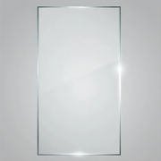 One Piece of Glass Only , 1/4' (6mm) Clear Tempered Glass with Explosion-Proof Film, 24D03-48PGS