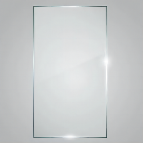 One Piece of Glass Only , 1/4' (6mm) Clear Tempered Glass with Explosion-Proof Film, 24D03-48PGS