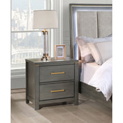 Herndon Grey 2-drawer Nightstand