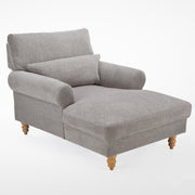 Upholstered Chaise Lounge With Adjustable Backrest