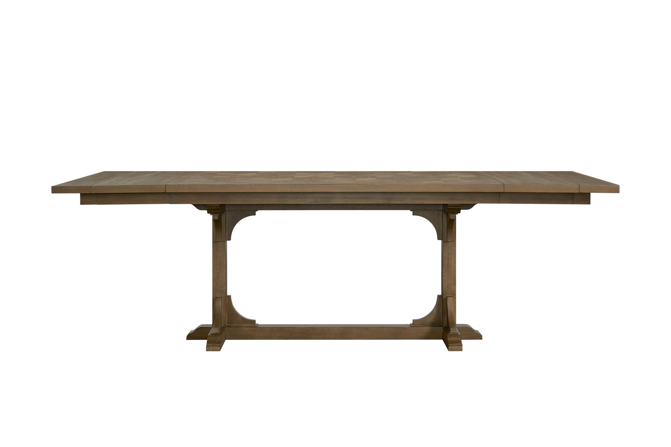 Counter Height Trestle Table - Almond