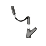 Gunmetal Black Pull-Down Bathroom Sink Faucet with Three Water Modes and Stainless Steel Construction