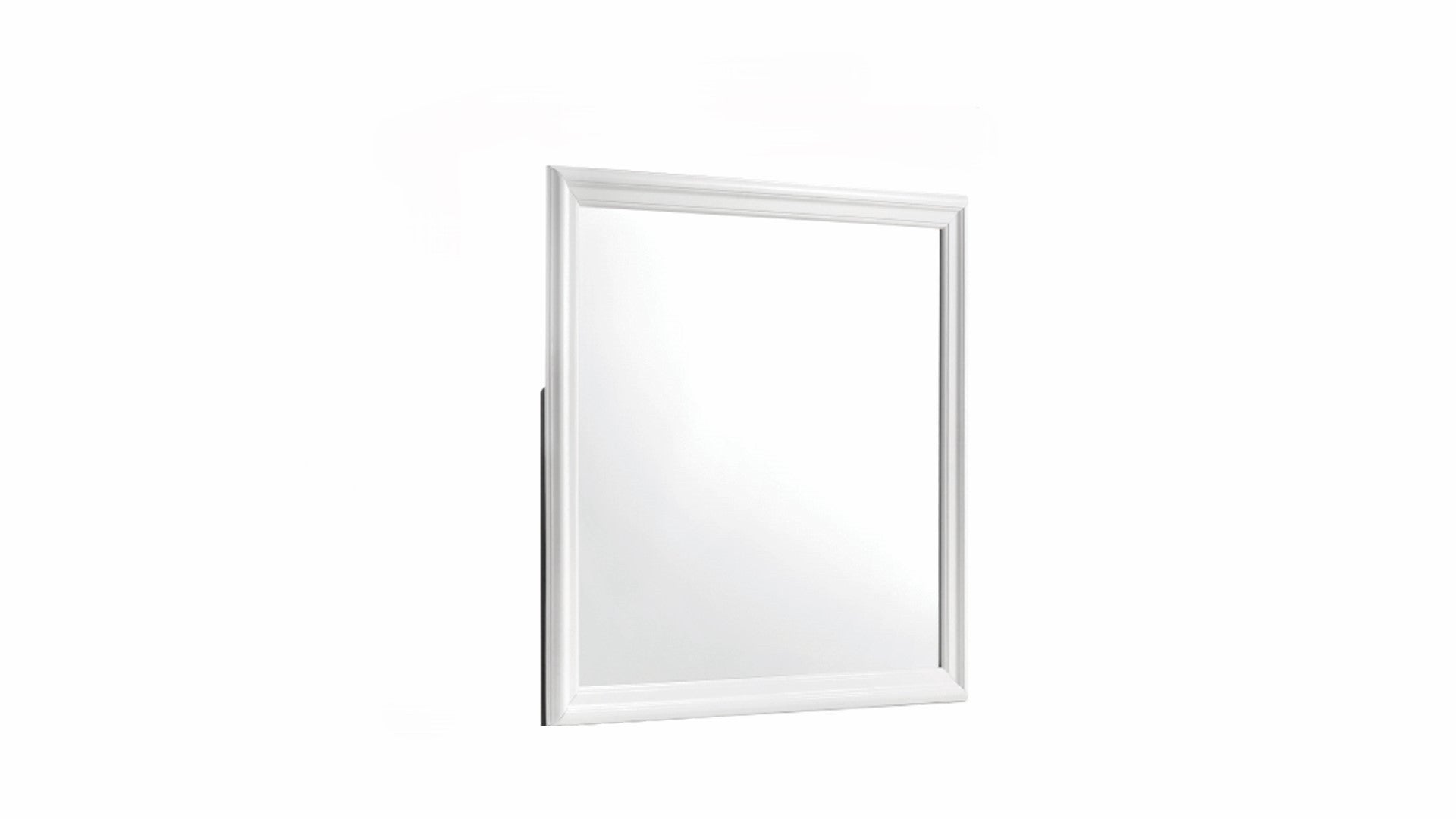 Blaze Modern Style Mirror Made with Wood in White (Only Mirror) same as G150108719 ( NJ inventory)