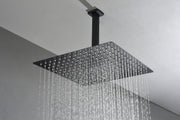 16' Matte Black Bathroom Luxury shower head