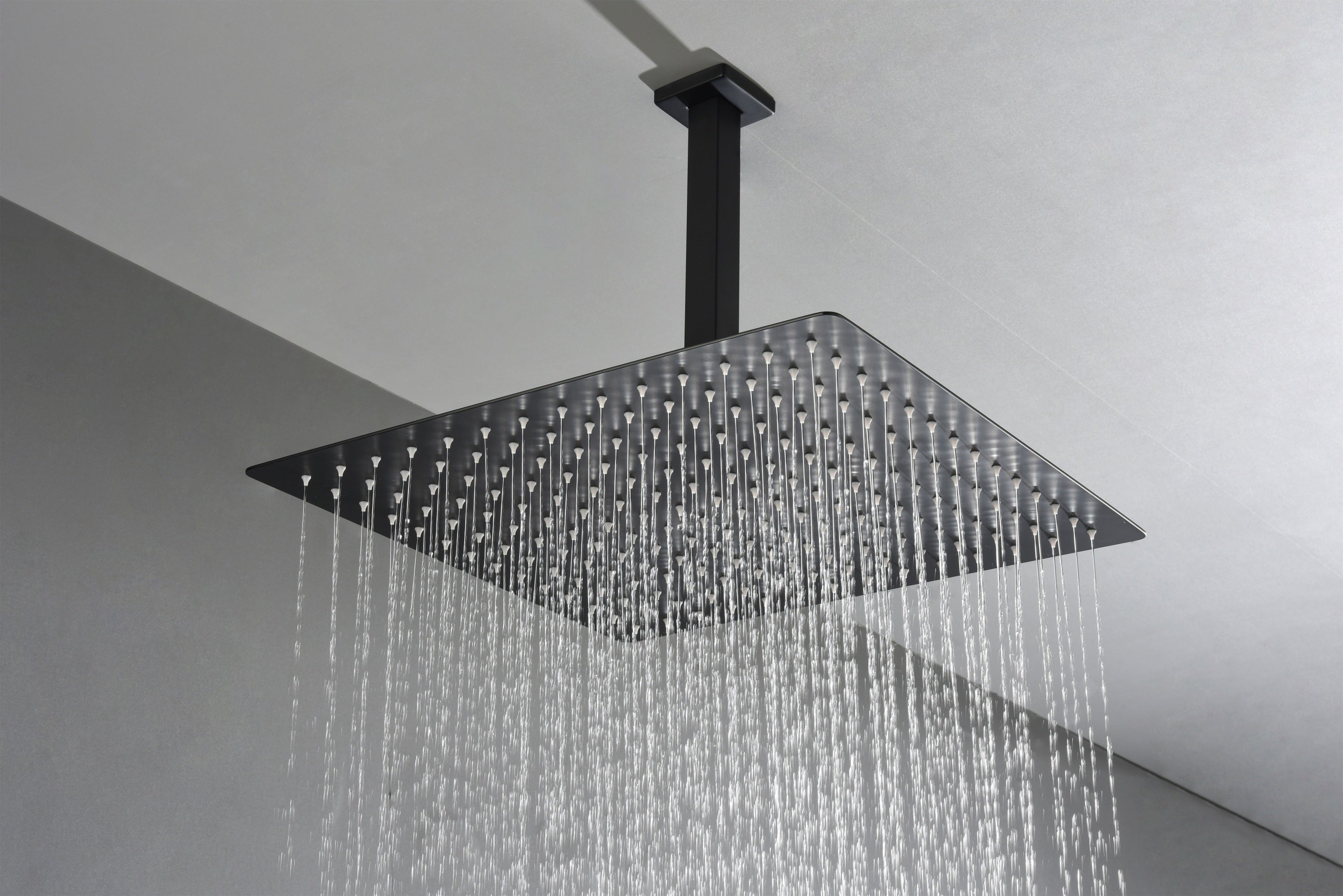 16' Matte Black Bathroom Luxury shower head