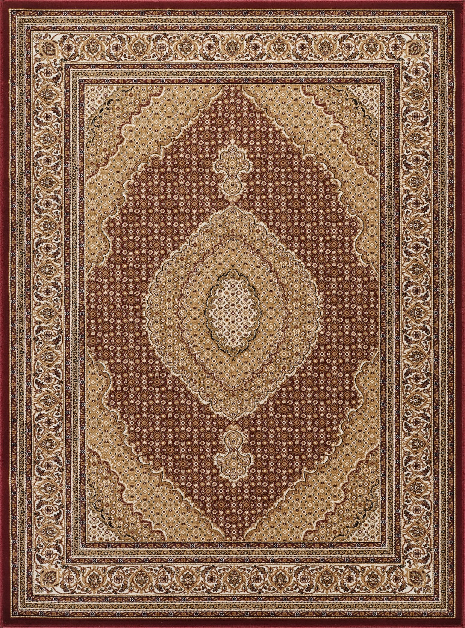 Manchester GC_HER5004 Red 7 ft. 10 in. x 10 ft. 6 in. Area Rug