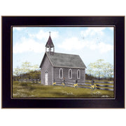 'He is Risen' by Billy Jacobs, Ready to Hang Framed Print, Black Frame