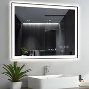 40x30 Inch Frameless LED Bathroom Mirror,Smart Mirror