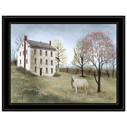 'Spring at White House Farm' by Billy Jacobs, Ready to Hang Framed Print, Black Frame