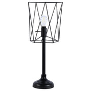 Klaussine Black Open Frame Torch Table Lamp