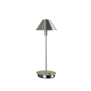 17.5' In Ryder Silver Nickel G-9 Led Table Lamp