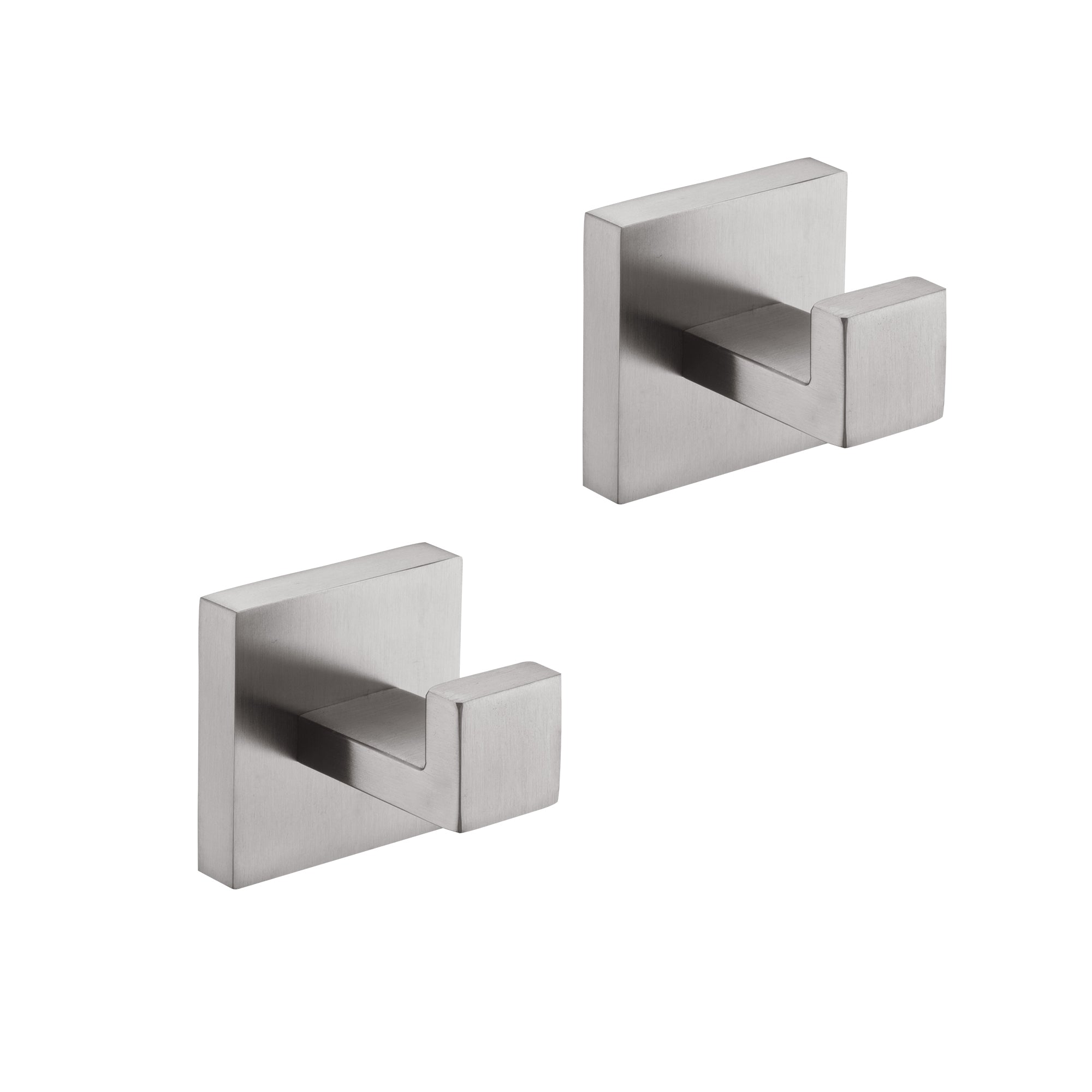2 Pack Wall-Mounted Stainless Steel Bathroom Towel Hooks/Coat Hooks for Bathroom, Bedroom, Kitchen