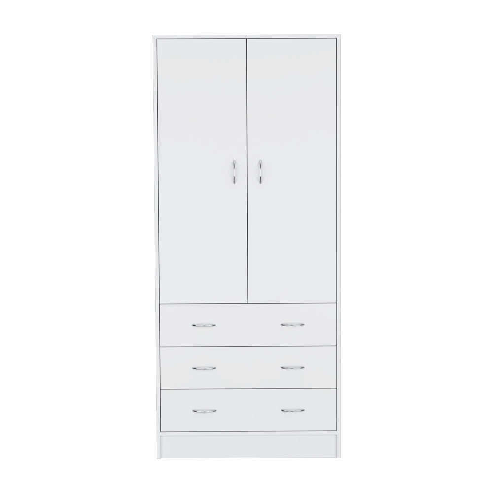 Armoire Ramey, Bedroom, White